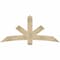 Ekena Millwork Alberta Rough Sawn Timber Gable Bracket, Douglas Fir, 72"W x 33"H x 2"D x 6"F, 11/12 Pitch GBW072X33X0206ALB00RDF - alternate 1